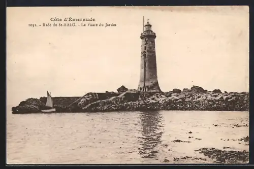 AK St-Malo /Côte d`Emeraude, Le Phare du Jardin