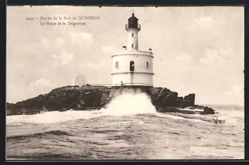 AK Quiberon, Entrée de la Baie, Le Phare de la Teignouse