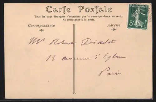 AK Le Tréport, La Jetée par gros temps, Leuchtturm