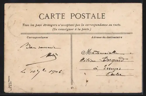 AK St. Brieuc, Phare du Legue, Leuchtturm an Küste mit Meerblick