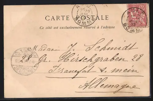 AK Le Tréport, Le Jetée, Un Jour de Tempête, Leuchtturm