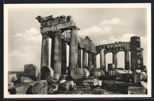 AK Athen, Akropolis, Tempel des Parthenon