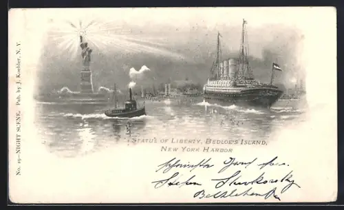 AK New York, NY, Statue of Liberty, Bedloe`s Island