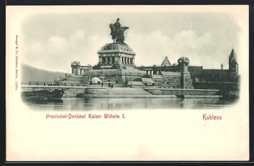 AK Koblenz, Provinzial-Denkmal Kaiser Wilhelm I.