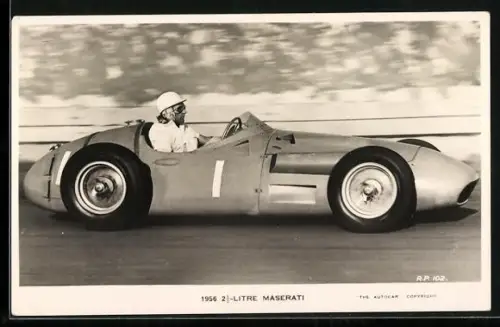 AK 2 1/2 Litre Maserati, Stirling Moss winning the main event of the day at Goodwood 1956