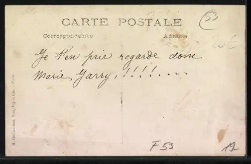 Foto-AK Pie-en-Pail, Souvenir de la fête en 18 Septembre 1910
