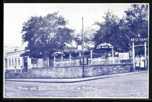 AK Wien, Dornbach, Restaurant Wein- und Bierhaus Resi-Tant