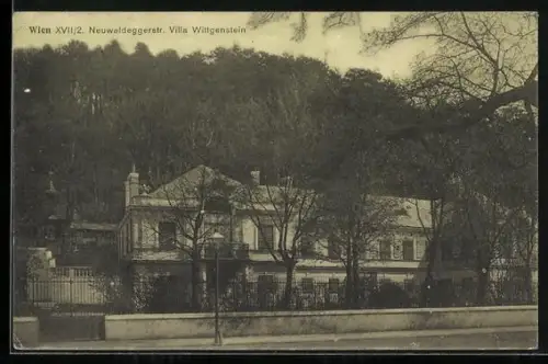 AK Wien, Villa Wittgenstein, Neuwaldeggerstrasse