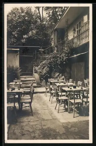 AK Wien, Weinschank Franz Urbisch, Dornbacherstrasse 123