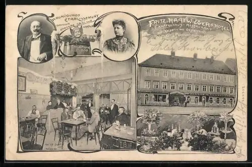 AK Wien, Fritz-Hart-Wieger`s Hotel zur Kaisern von Oesterreich in der Dornbacherstrasse 101