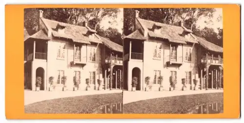 Stereo-Fotografie unbekannter Fotograf, Ansicht Versailles, Petit Trianon