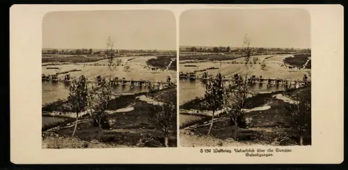 Stereo-Fotografie NPG, Überblick über die Dunajec Befestigungen im Weltkrieg