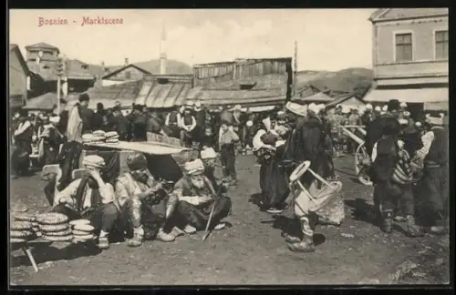 AK Bosnien, Marktszene