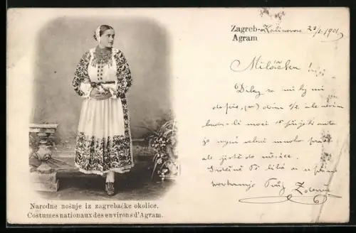 AK Zagreb, Narodne nosnje iz zagrebacke okolice