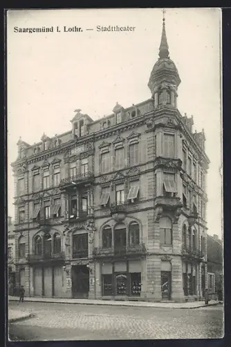 AK Saargemünd i. Lothr., Stadttheater