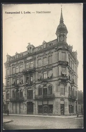 AK Saargemünd i. Lothr., Stadttheater