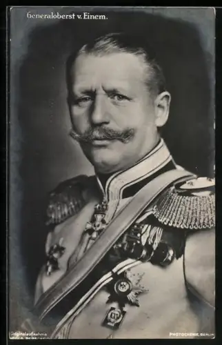 AK Generaloberst v. Einem im Portrait