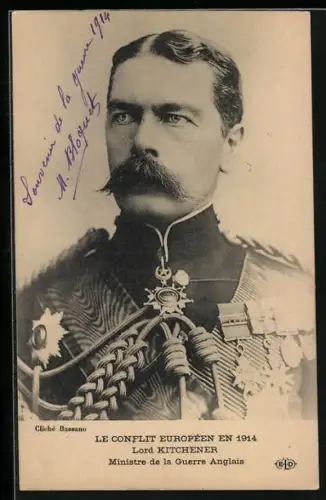 AK Lord Kitchener, Ministre de la Guerre Anglais