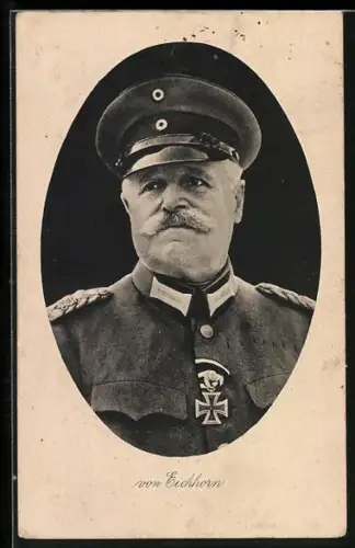 AK Hermann von Eichhorn im Portrait