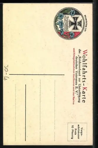 AK Exzellenz v. Bissing, Generalgouverneur von Belgien in Uniform