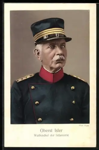 AK Oberst Isler, Waffenchef der Infanterie