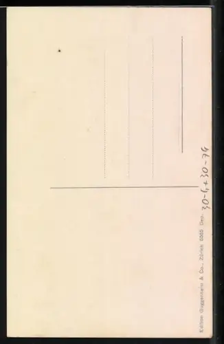 AK Generalstabschef der schweizer Armee Th. Sprecher von Bernegg