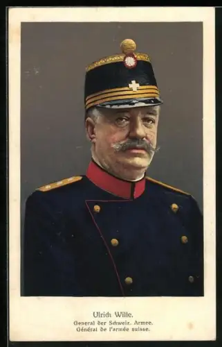 AK Heerführer Ulrich Wille, General der schweizer Armee