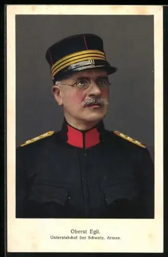 AK Unterstabschef der schweizer Armee Oberst Egli