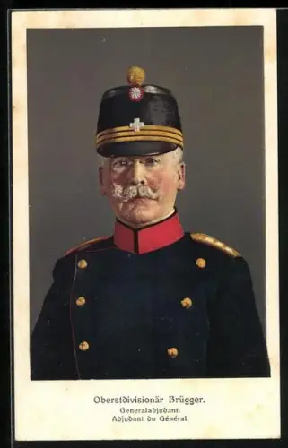 AK Generaladjudant Oberstdivisionär Brügger