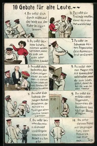 AK 10 Gebote für alte Leute, Reserve