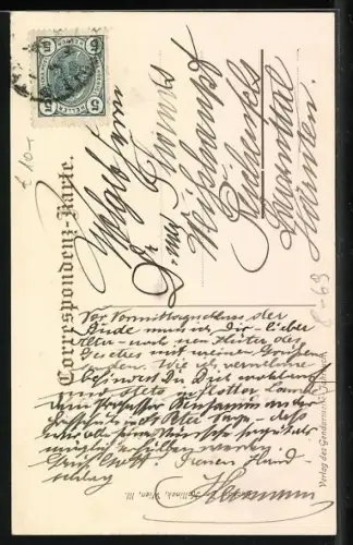 AK Vorpass haltender Gendarm