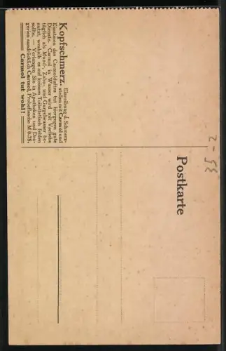 AK Reklame für Carmol