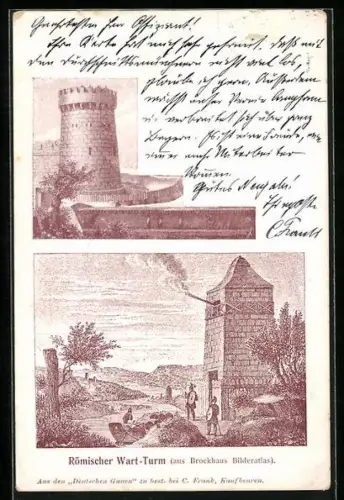 AK Römischer Wart-Turm, Antike