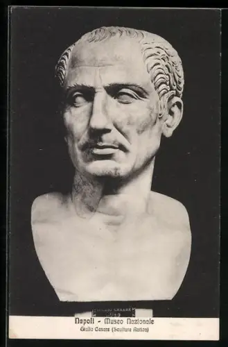 AK Büste von Julius Cäsar, Antike