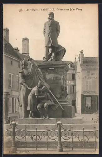 AK Saint-Dié /Vosges, Monument Jules Ferry