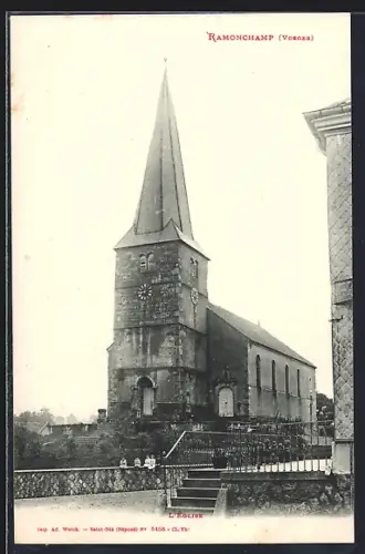AK Ramonchamp /Vosges, L`église