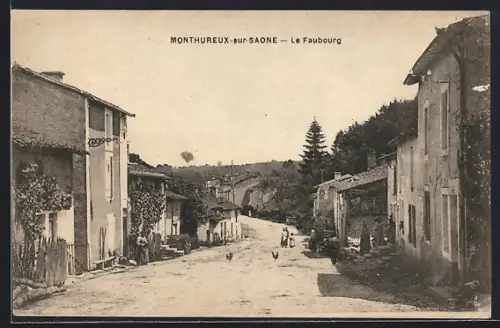 AK Monthureux-sur-Saône, Le Faubourg