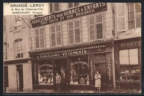AK Mirecourt /Vosges, Magasin Grangé-Leroy, vêtements pour hommes et enfants, rue de l`Hôtel-de-Ville
