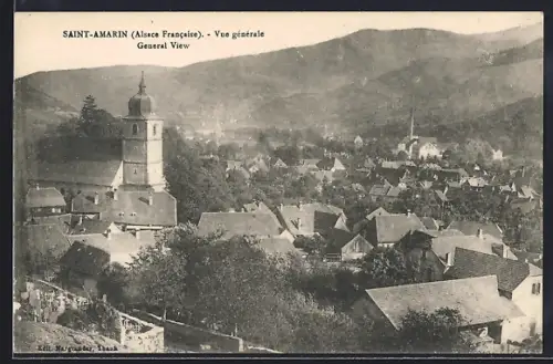 AK Saint-Amarin, Vue générale