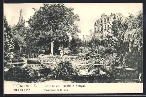 AK Mulhouse, Promenade de la Ville