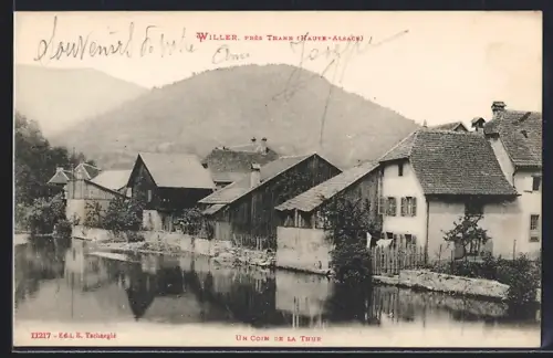 AK Willer /Thann, Un coin de la Thur
