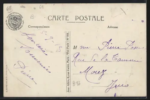 AK Saint-Amarin /Haute-Alsace, Vue générale