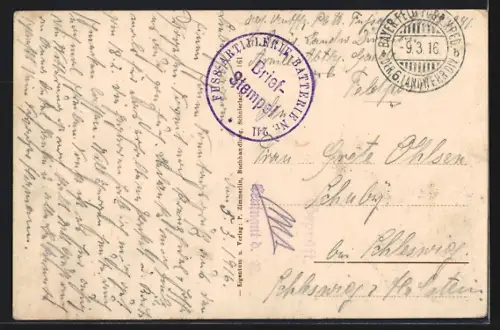 AK Diedolshausen, Vue d`ensemble du village et des collines environnantes