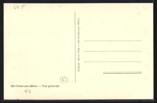 AK Ste-Croix-aux-Mines, Vue générale