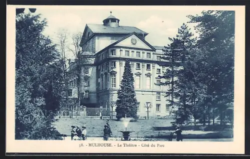 AK Mulhouse, Le Théâtre, Côté du Parc