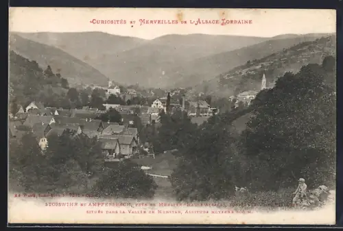 AK Stosswihr, Vue sur le village dans la vallée de Munster