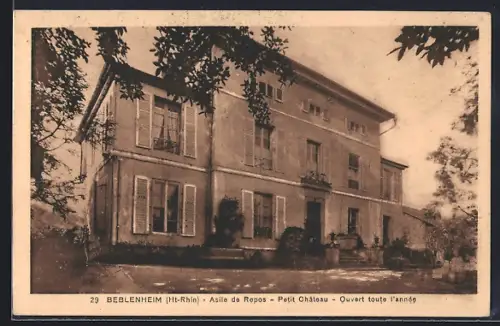 AK Beblenheim /Ht-Rhin, Asile de Repos, Petit Château