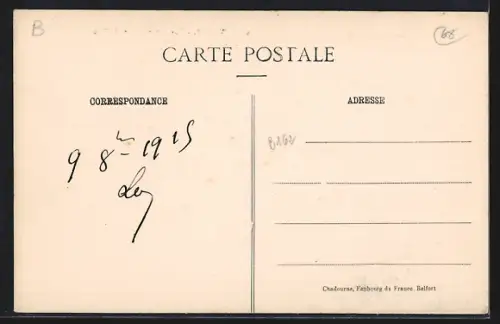 AK Willer, Vue pittoresque et la Thur