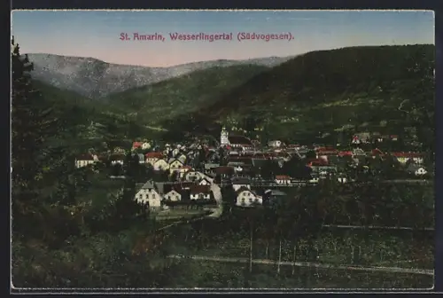 AK Saint-Amarin, Vue sur le village