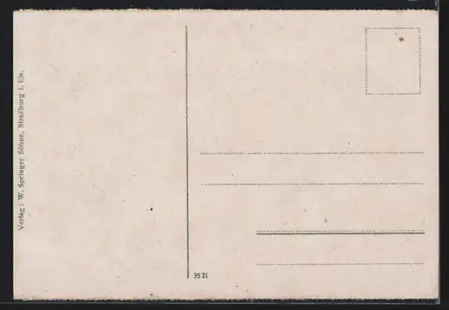 AK Markirch, Vue du village entouré de collines verdoyantes